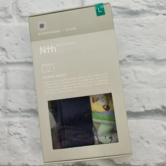 NWT Baseball Collage Boxer Briefs by Nth Degree size Large - Picture 3 of 8